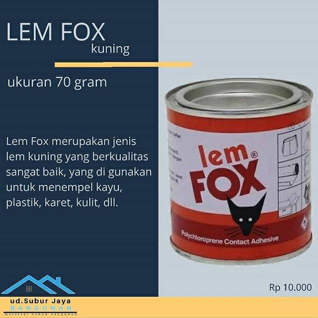 

LEM FOX KAYU KUNING KECIL