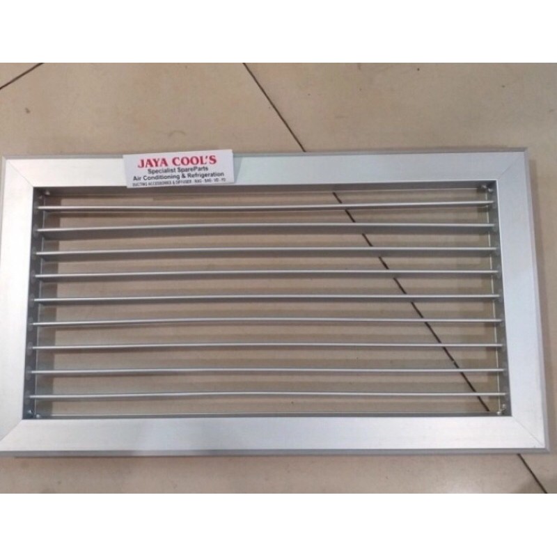 Grill ducting 20x40 cm Return air grill / lobang angin