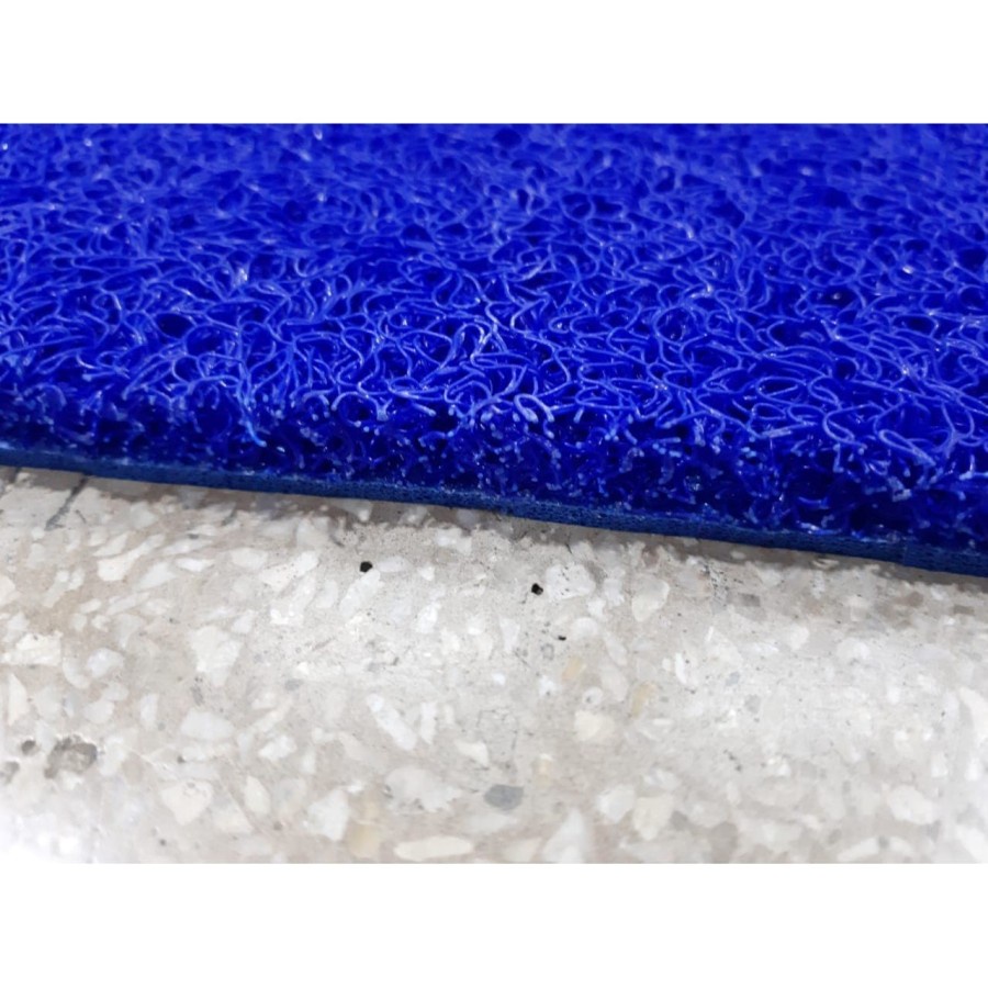 Keset Mie Bihun PVC 40x60 BLUE, Karpet Anti Slip, S Mat, Kamar Mandi-2
