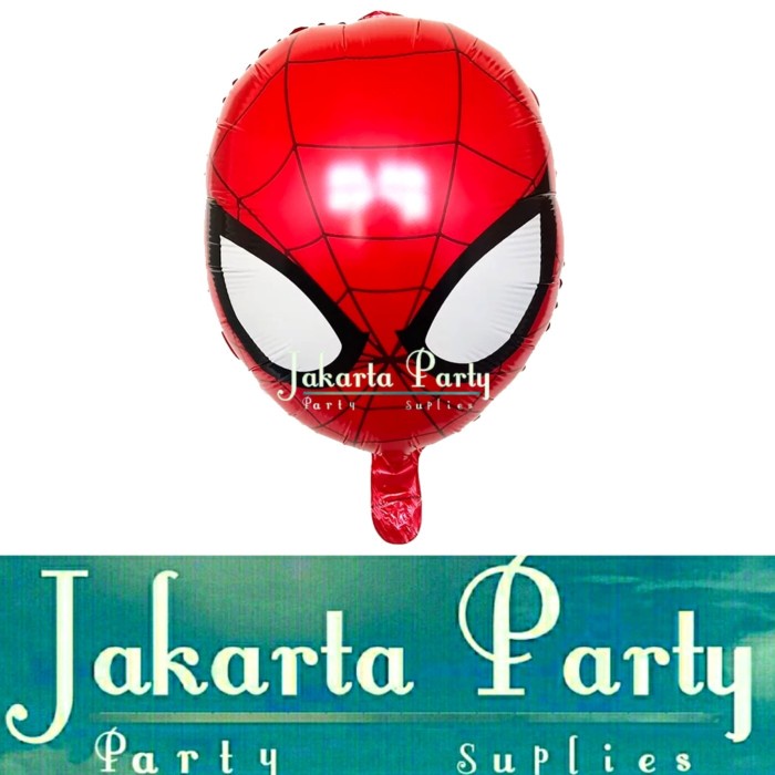 Balon Kepala Spiderman / Balon Spiderman / Balon Foil Spiderman