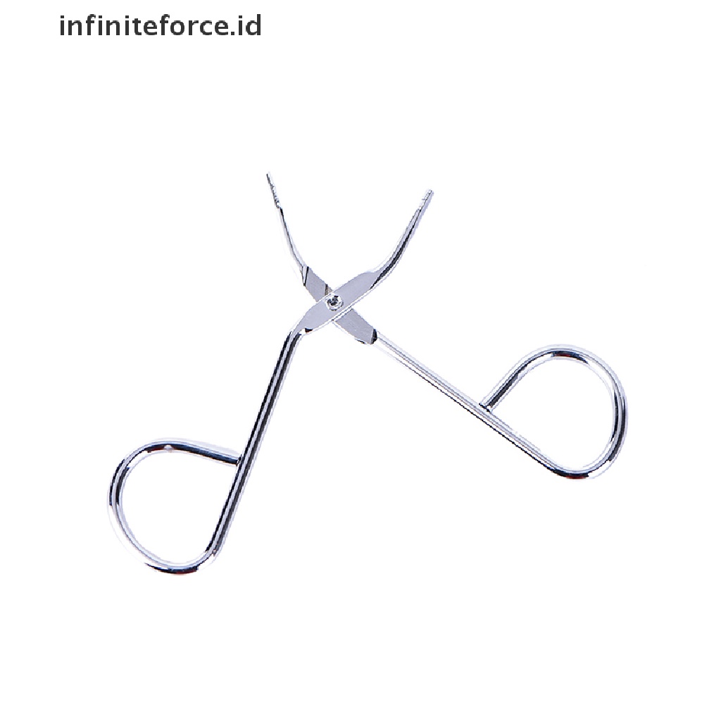 (Infiniteforce.Id) Gunting Alis Ujung Flat Bahan Stainless Steel