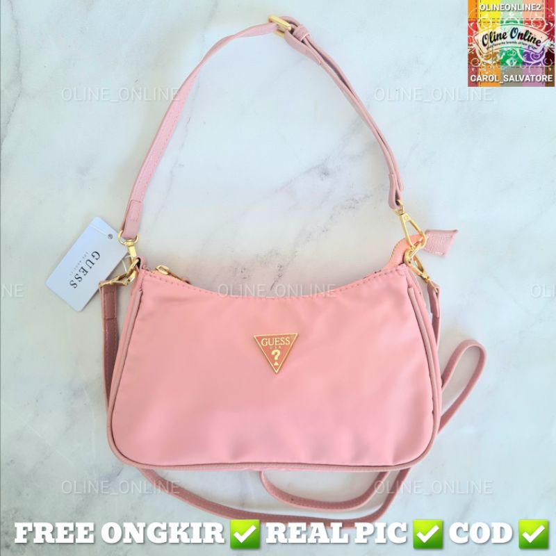 [oline_online] tas ADA TALI PANJANG paris shoulderbag gs two way bag crossbody sling bag nylon Kecil small gb tas pesta