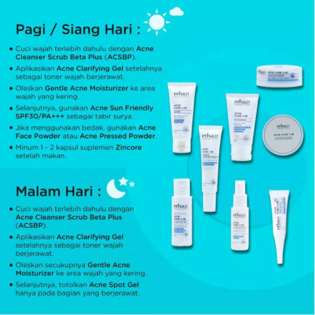 erha21 acne care lab gentle acne moisturizer