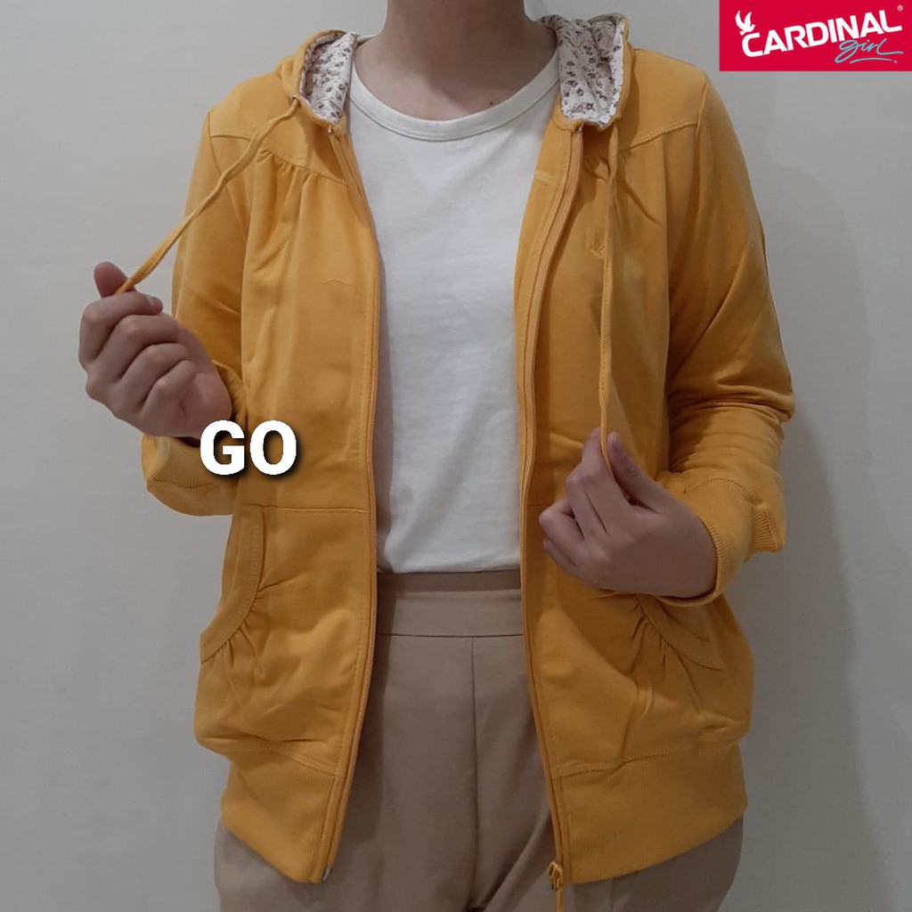 BB CARDINAL SWEATER GIRL 149 Kuning Jaket Cewek Sweater Cardinal 100% Original