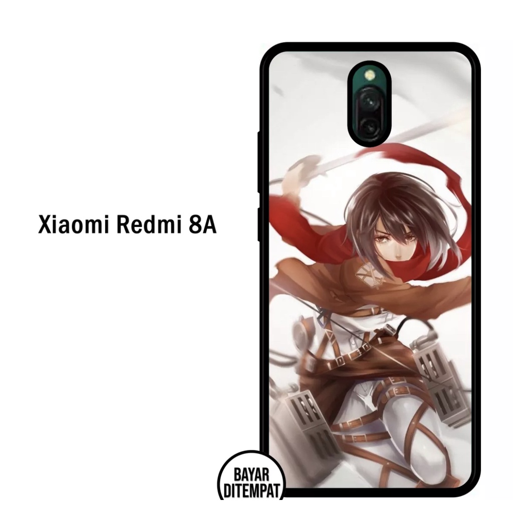 ACASTO Case Xiaomi Redmi 8/ 8A/ 8A Pro design gambar anime AOT art style japan theme 002 custom case