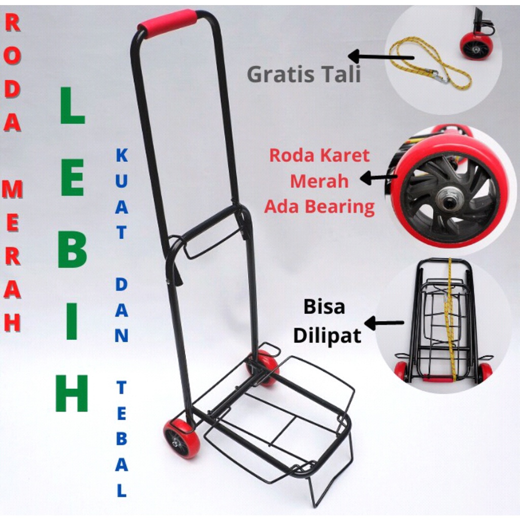 Troley Trolly Troli Troly Trolley Lipat Bawa Aqua Galon Dan Gas Barang Serbaguna