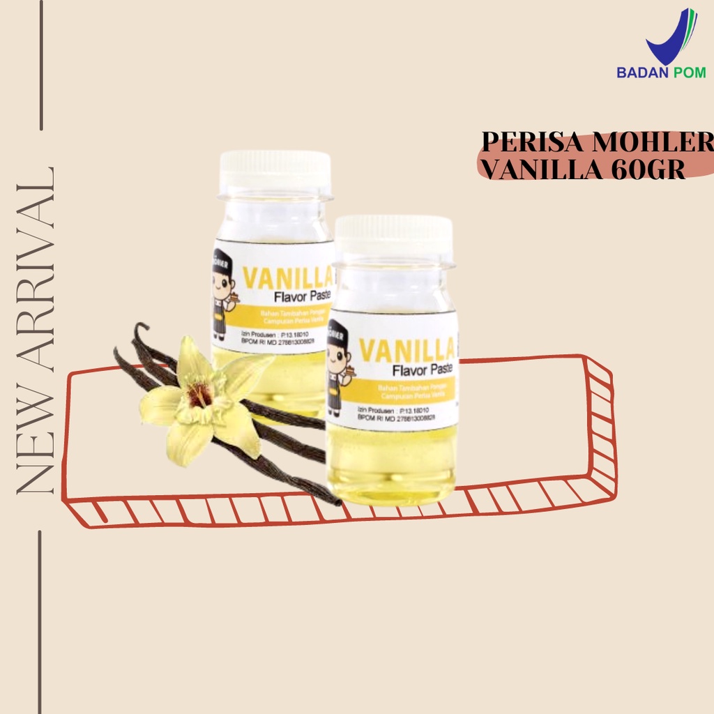 

⚡Cuci gudang⭐ PERISA PASTA MOHLER VANILLA 60gr / PERISA PASTA MOHLER VANILA COCOK UNTUK TAMBAHAN BAHAN PANGAN SEPERTI KUE, ICE CREAM, DAN MINUMAN LAINNYA / PERISA PASTA MOHLER VANILA INI SUDAH HALAL DAN DIJAMIN BPOM / MOHLER Pasta perisa VANILLA