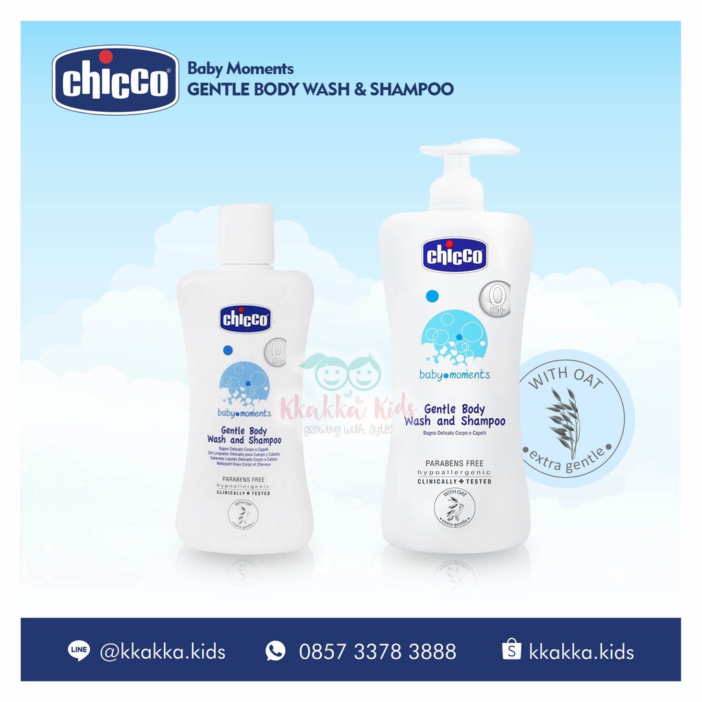 chicco body wash and shampoo