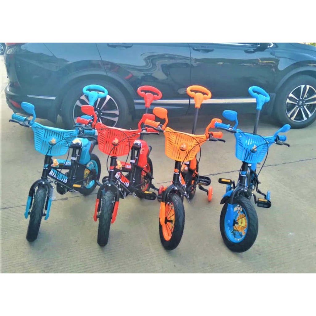 Sepeda BMX Anak Laki-Laki BMX 12 Inch ATLANTIS LEON Rem V brake & tromol garansi kredit cicilan COD-4