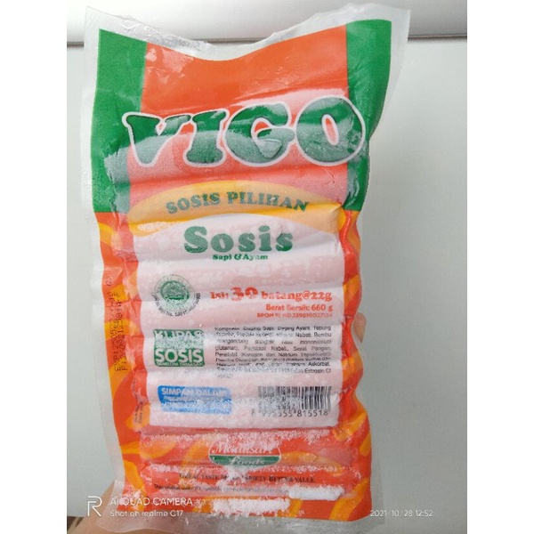 

sosis Vigo ayam mix sapi 660gr