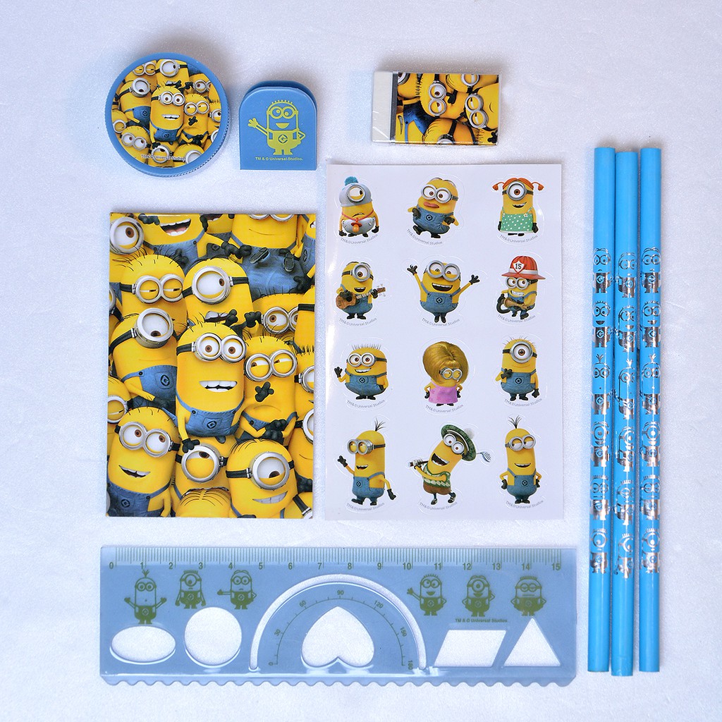 

Ay00! Paket Alat Tulis Minions DMV Stationary Set