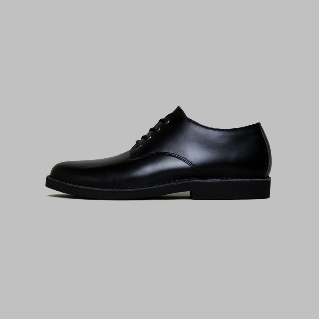 ARTAP Footwear - Sepatu Kulit Asli Pria Sepatu Pantofel Resmi - Law Full Black