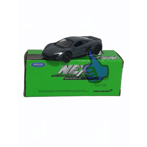 Welly Nex 1:60 Mclaren 675LT Abu Abu