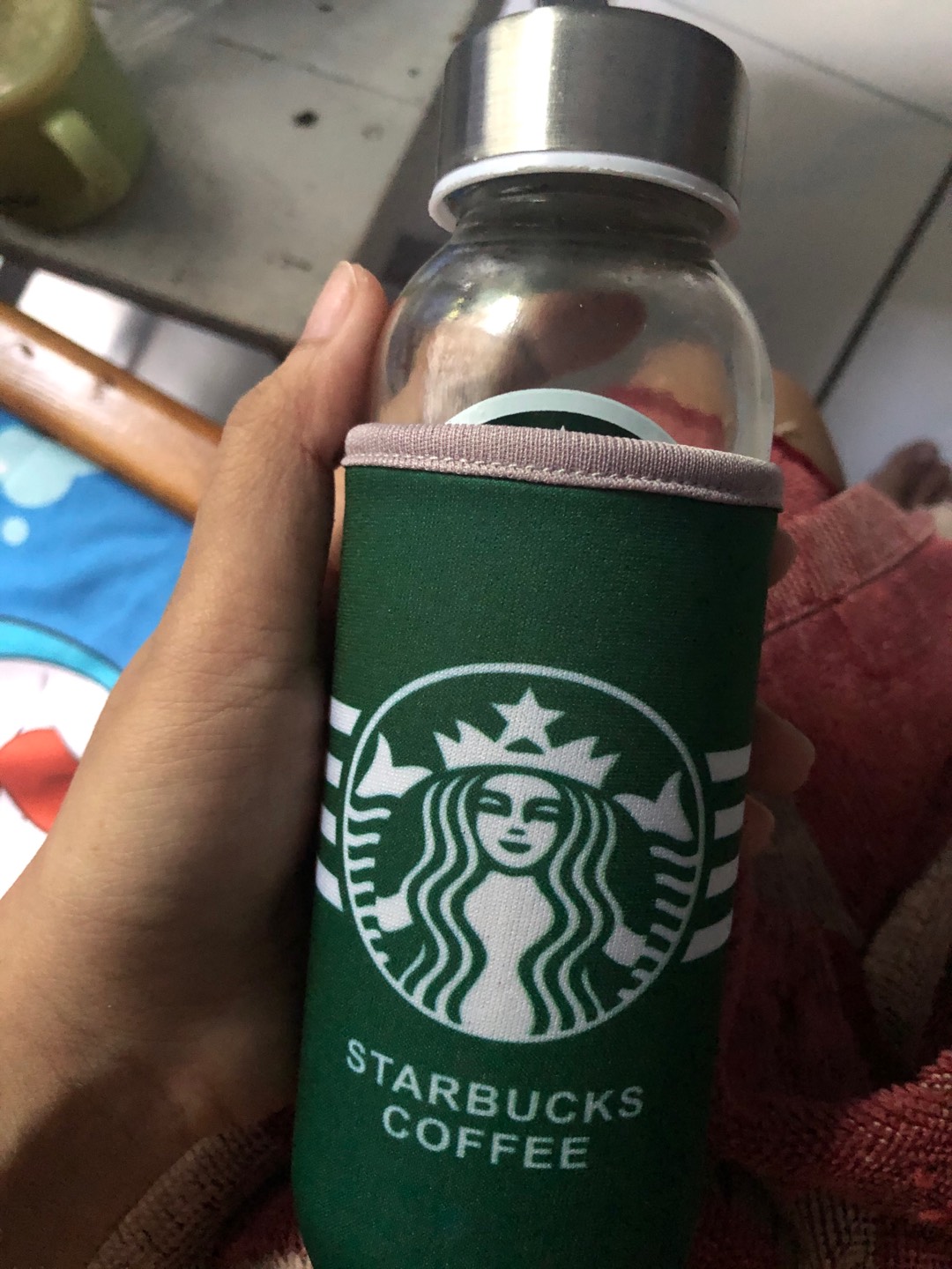 Botol Minum Starbucks + Pouch 300ml