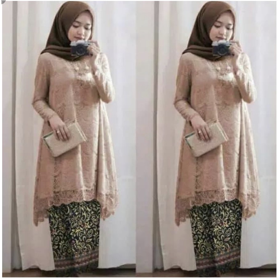 XXL JUMBO SET SAFITRI KEBAYA PREMIUM + ROK BATIK BRUKAT KEBAYA BIGSIZE XXXL