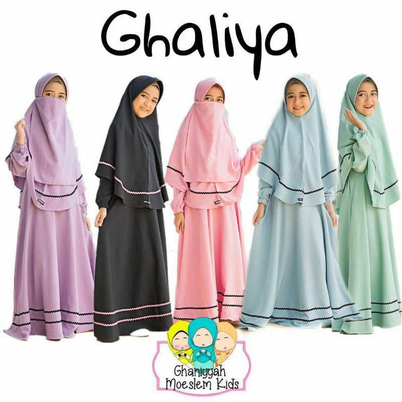 GHALIYA SET SYARI by GHANIYYAH MOESLEM KIDS