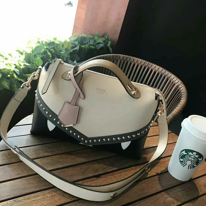 Barang Berkualitas Limited  Fendi by the way / btw monster nude high quality leather MURAH