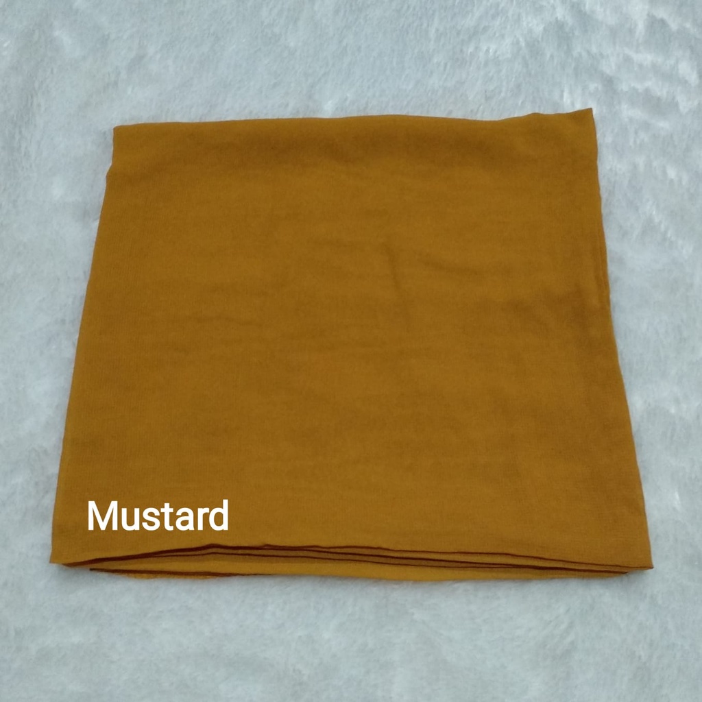GF Medan - BELLA SQUARE TERMURAH - Jilbab Segi Empat Polycotton - Hijab Segiempat Murah Medan-MUSTARD