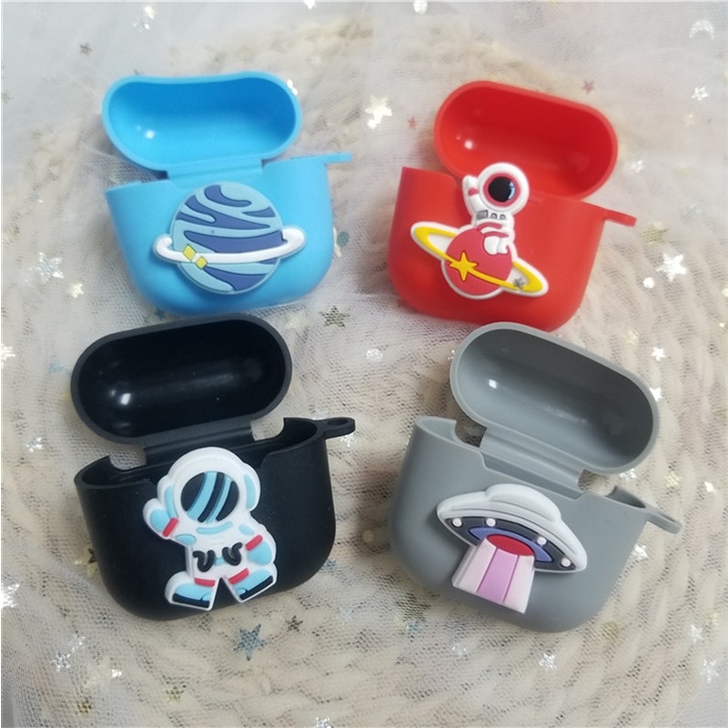 Casing Kartun Astronot Kompatibel Untuk AirPods Pro 4case TWS InPods Pro4 Bluetooth Wireless Earphone Headphone Earbuds Cover