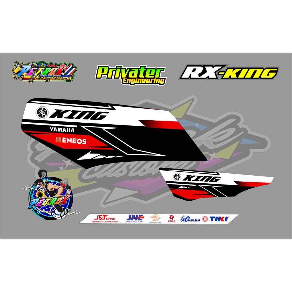 Striping Rx King Variasi Stiker Les Motor