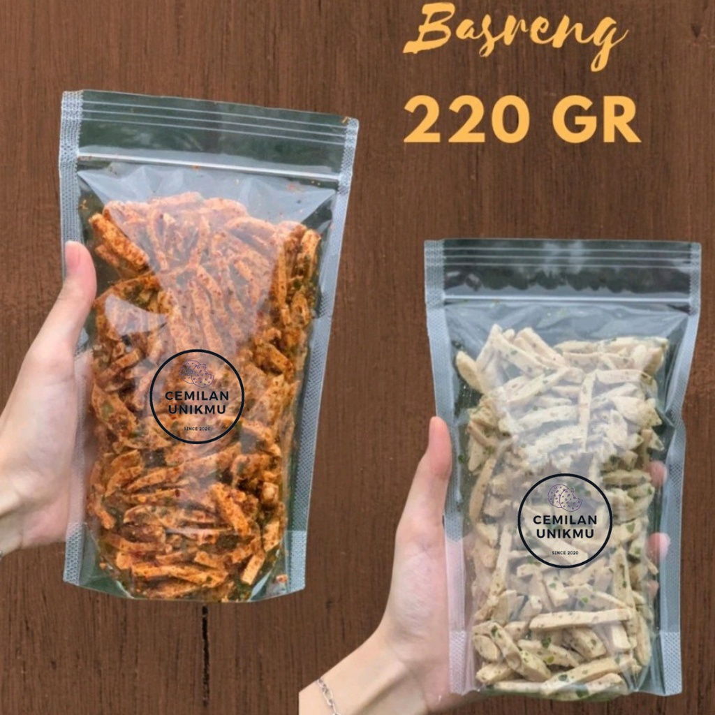 

CEMILAN UNIKMU Basreng Original Pedas Daun Jeruk 220 gr