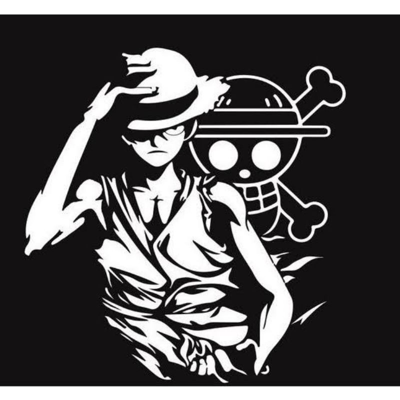 

Cutting Sticker Nama Stiker One Piece Stiker Naruto Luffy Ace Luffy One Piece