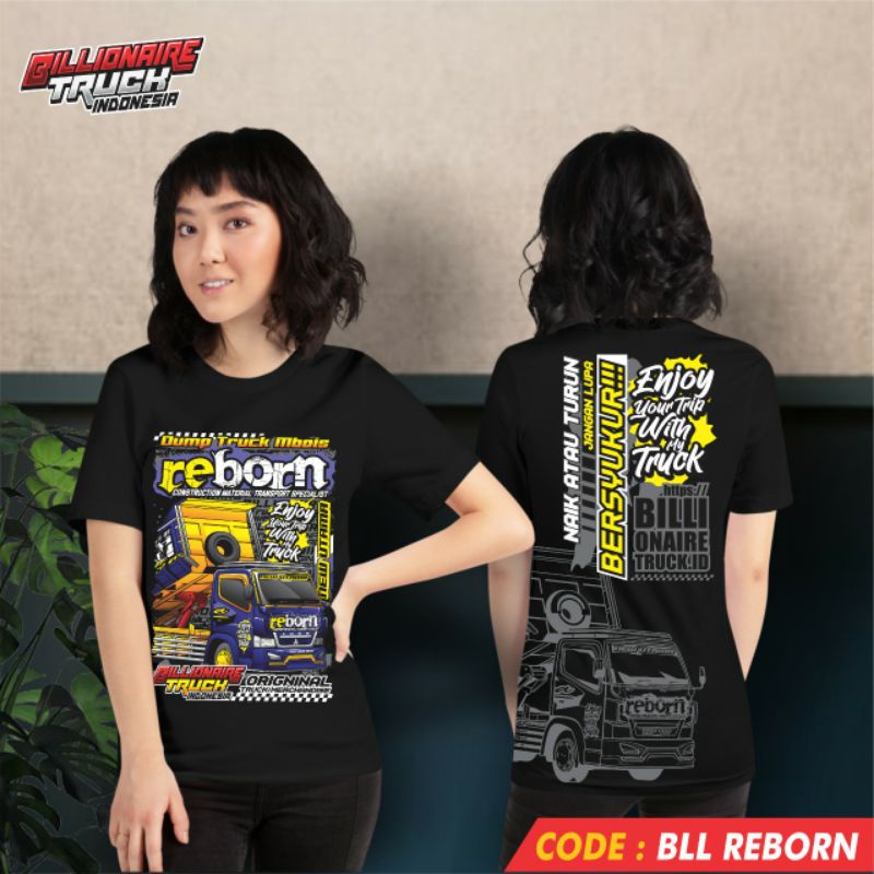 Kaos Dump Truck Mbois Reborn baju Canter Mania kaos original concept baju driver oleng BLL  Reborn