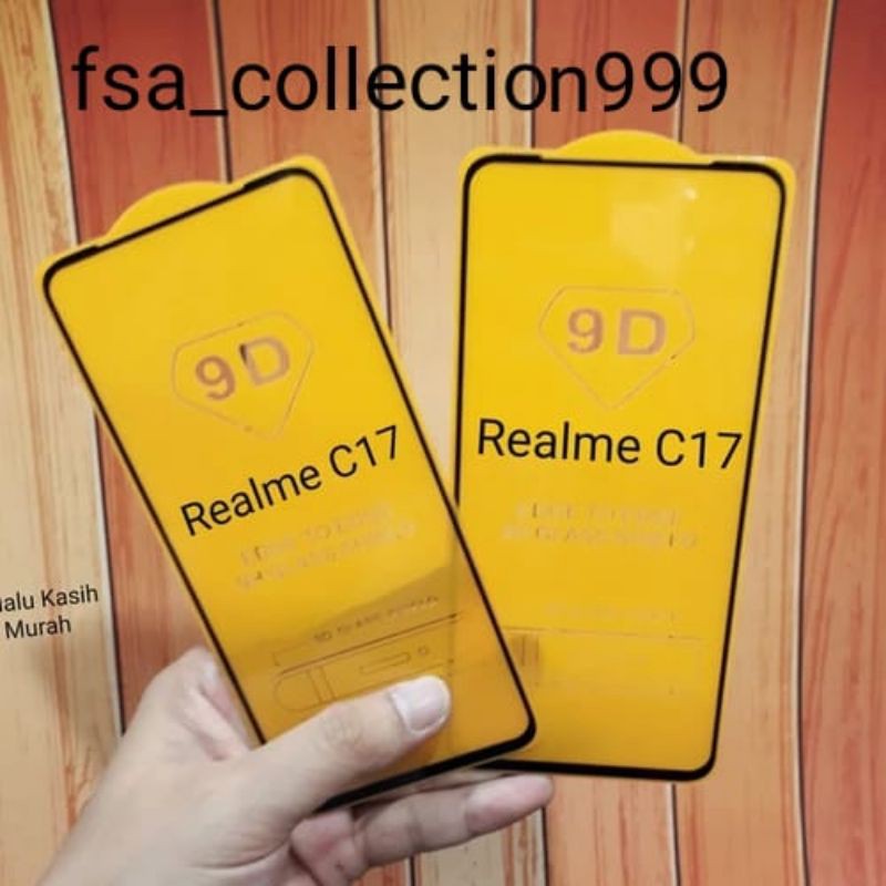 Tempered Glass Realme C17/C7/7i Full Cover Protector Premium Quality