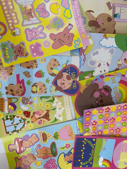 Flower Bed Alphabet Stickers