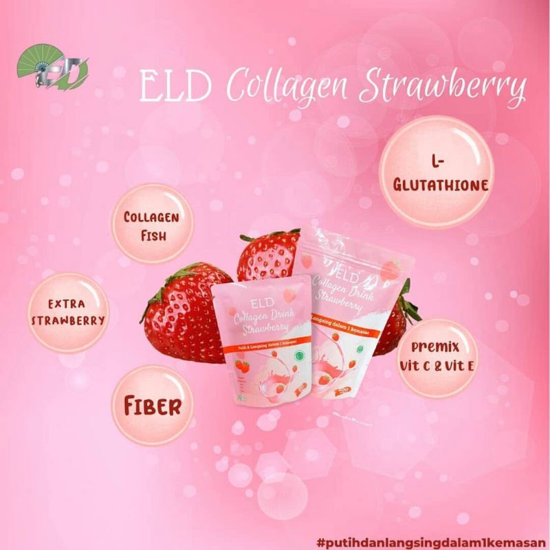 

ELD Collagen Pemutih Badan dan Pelangsing Badan dalam 1 kemasan