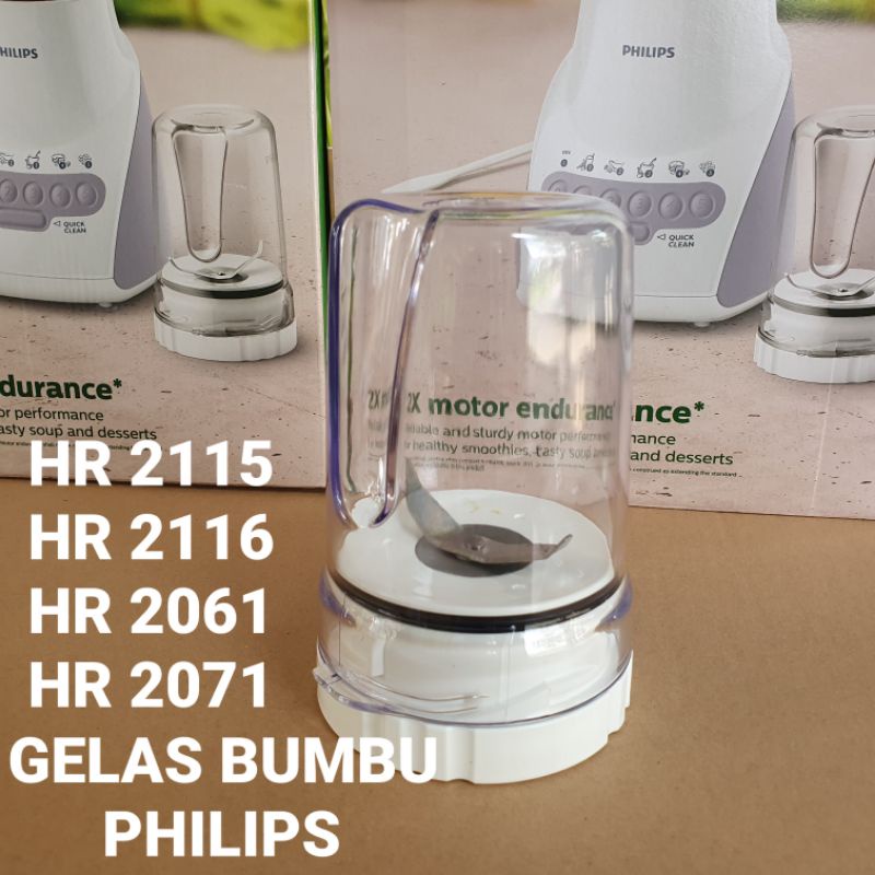 GELAS BLENDER BUMBU PHILIPS HR 2115 2061 2116 2071