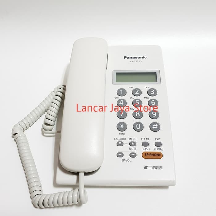 Pesawat Telepon Kabel Panasonic KX-T7705 Putih