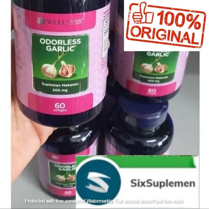 Wellness Odorless Garlic isi 60 softgels