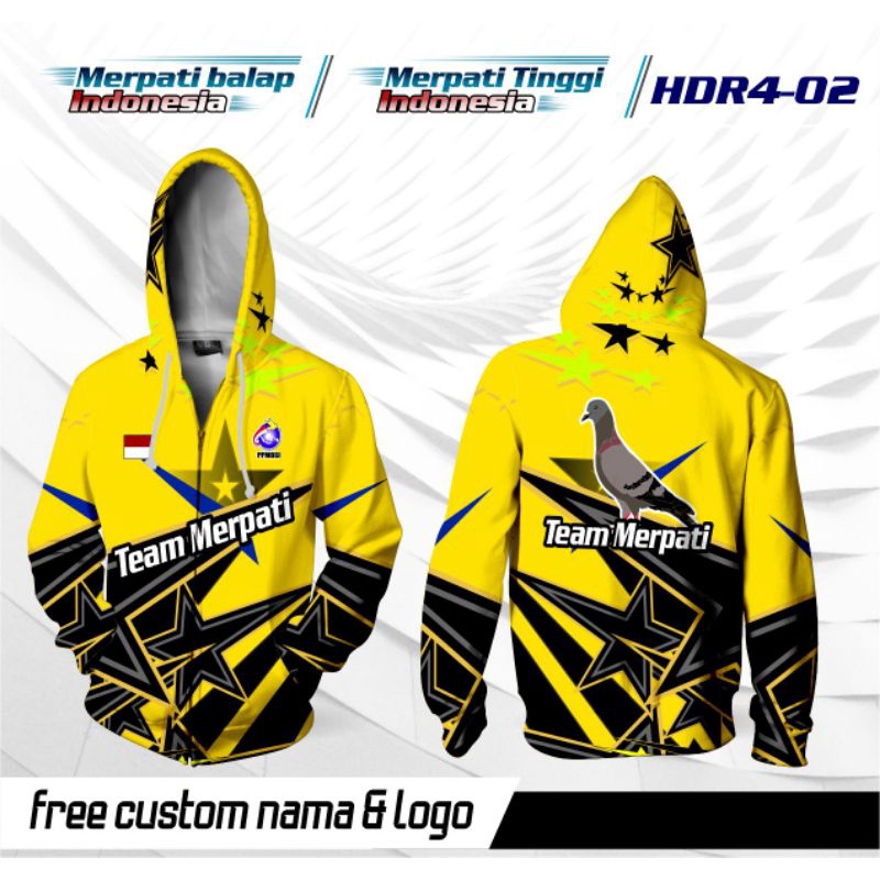 baju merpati Jersey hoodie merpati baju kaos team merpati