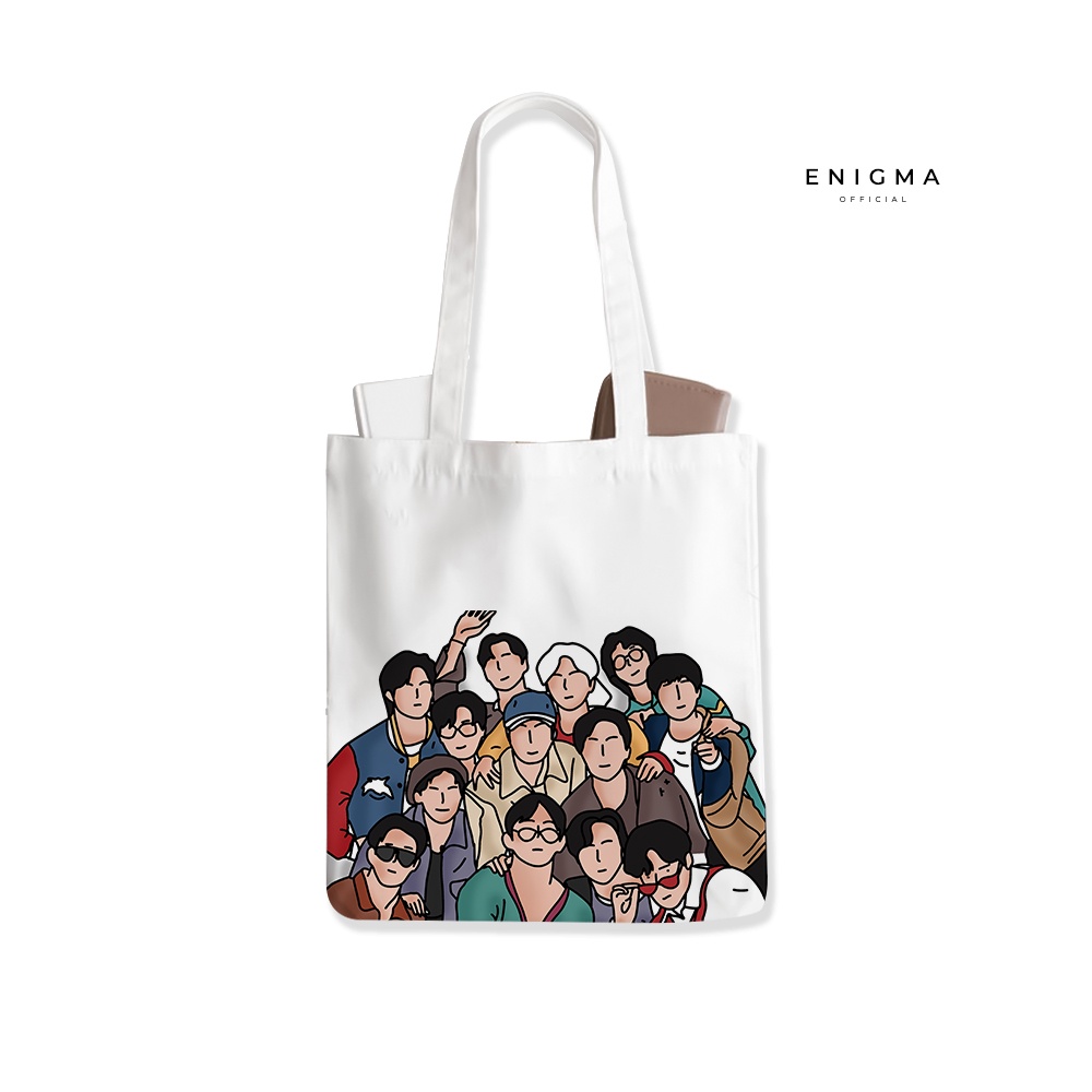 TOTEBAG KANVAS TAS WANITA AESTHETIC ORIGINAL ENIGMA