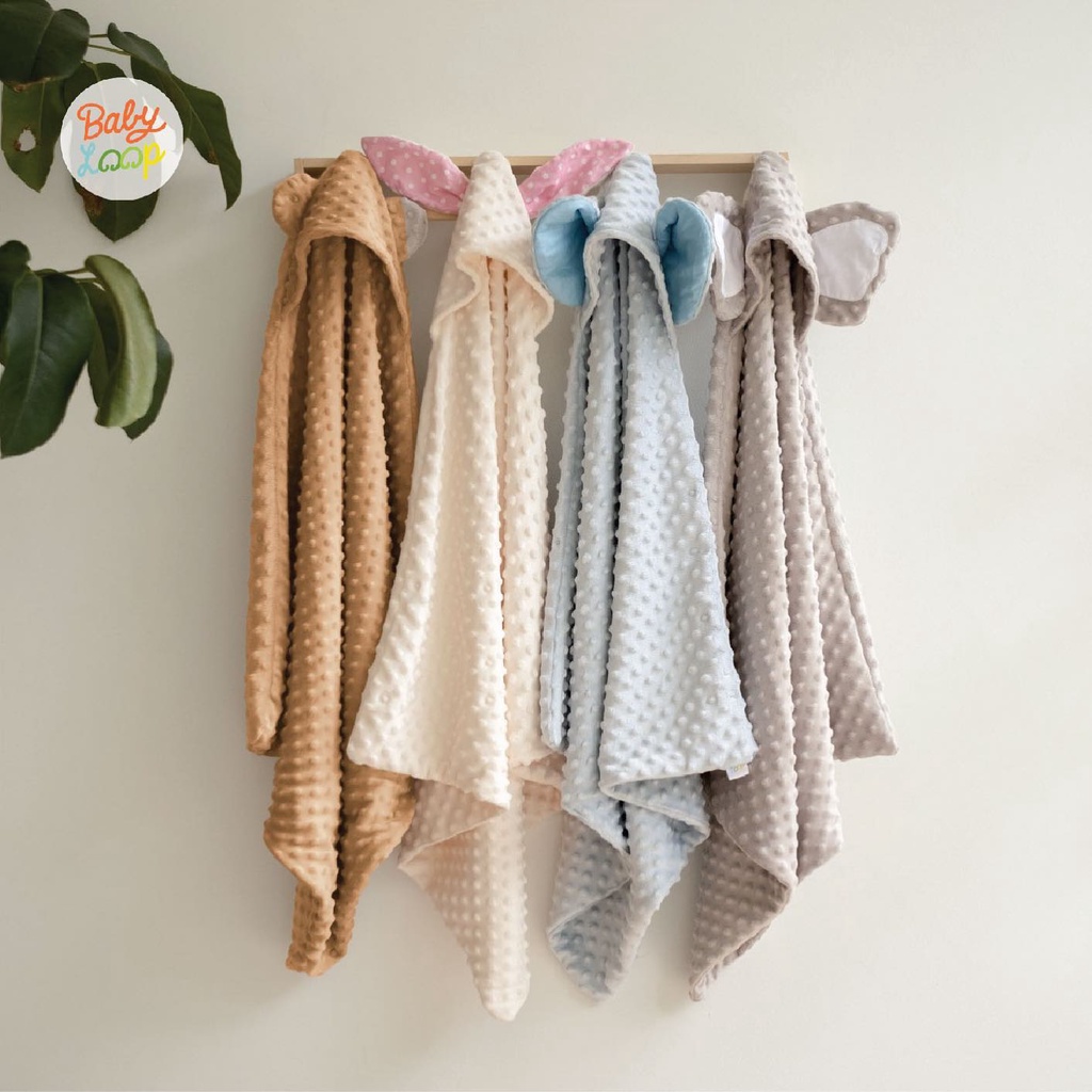 Baby Loop - Hoodie Blanket Minky / Selimut Bayi &amp; Anak