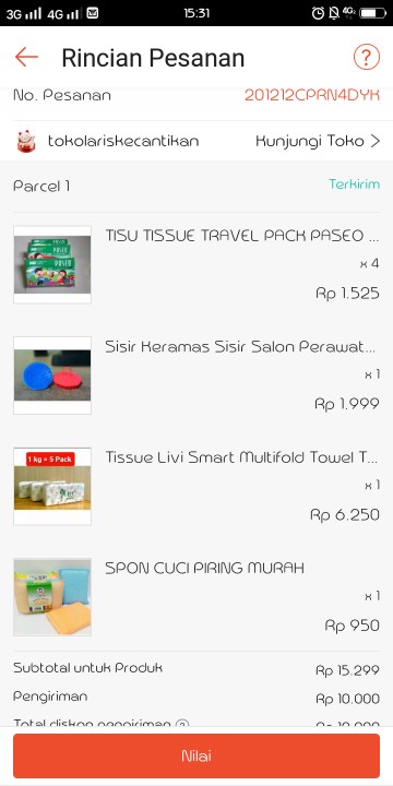 Sisir Keramas  Sisir Salon  Perawatan Rambut Murah