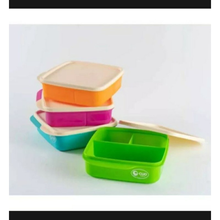 Tempat makan Lunch box Clio Kyoto skat 3 Kotak Bekal Makan anak Clio kyoto