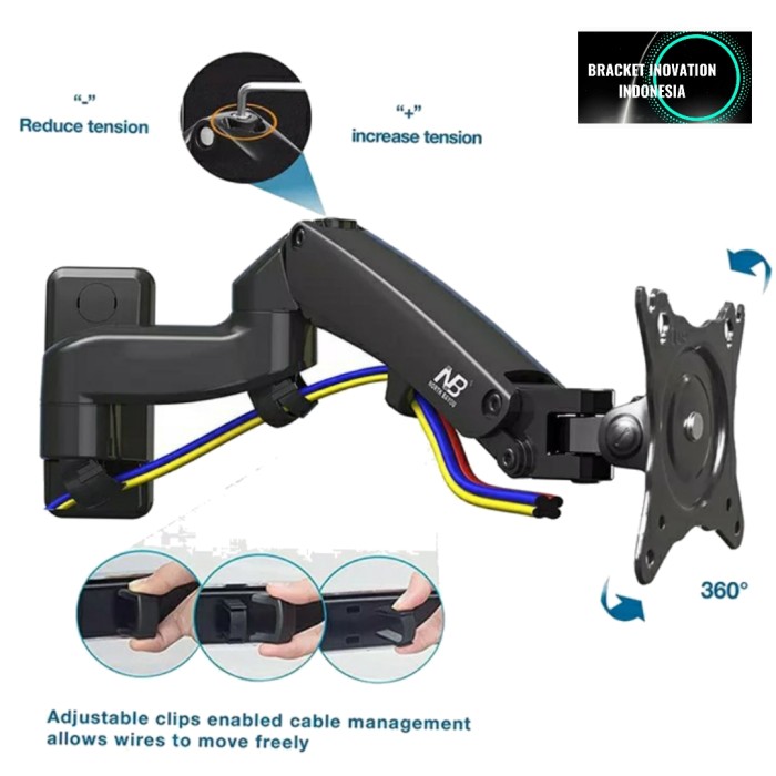 Bracket/Braket/Breket Monitor/TV 15 17 19 20 22 24 27&quot; Max 30&quot;