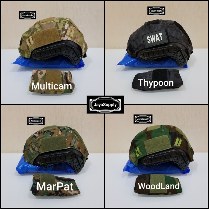 MalangTactical Helmet Cover Sarung Helm Emerson Tactical Army Mich Fast TMC Air Frame