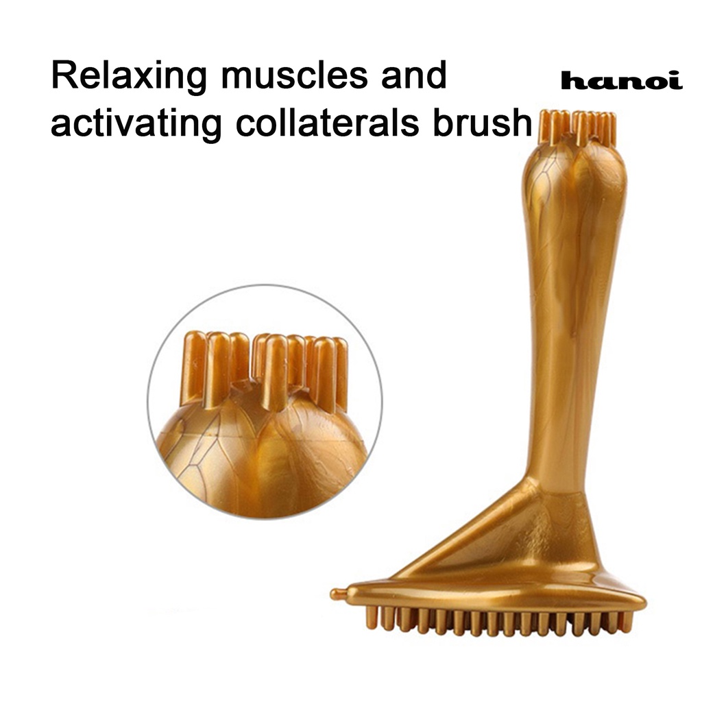 HQTM_Massager Brush Smooth Teeth Brush Cellulite Remover Durable Body Care Product Massager Brush For Household