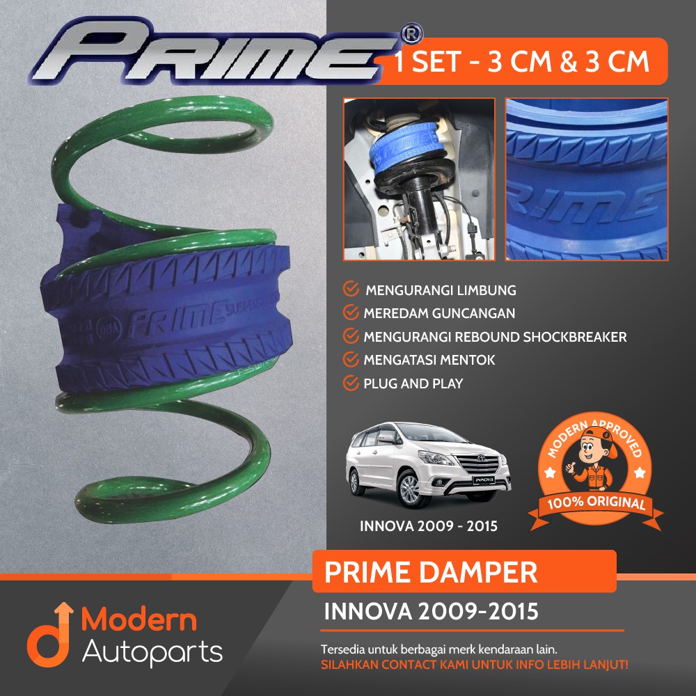 PRIME Damper / Spring Buffer INNOVA 2009 - 2015 1 SET