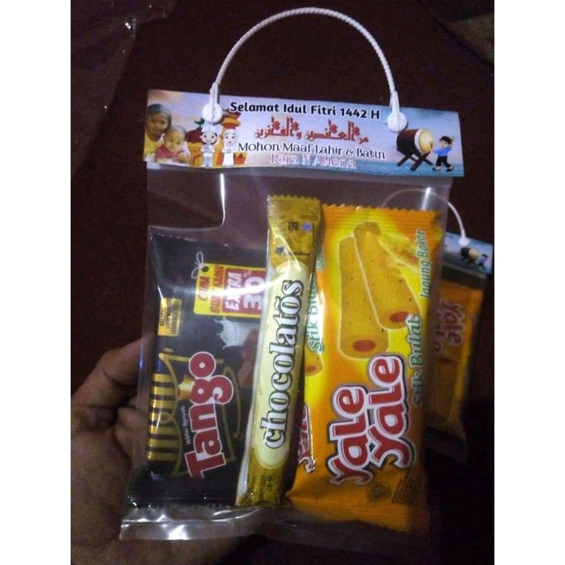 

bungkus PARCEL KEKINIAN pakai foto sendiri