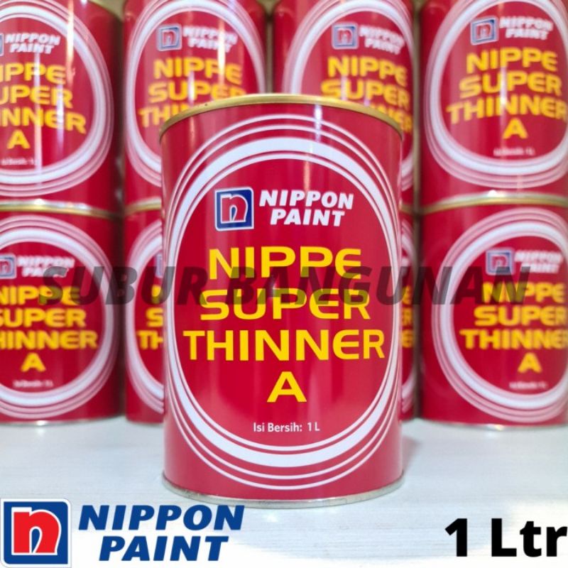 

Nippe Super Thinner A 1Ltr / Thinner Nippon / Minyak Tiner Tener