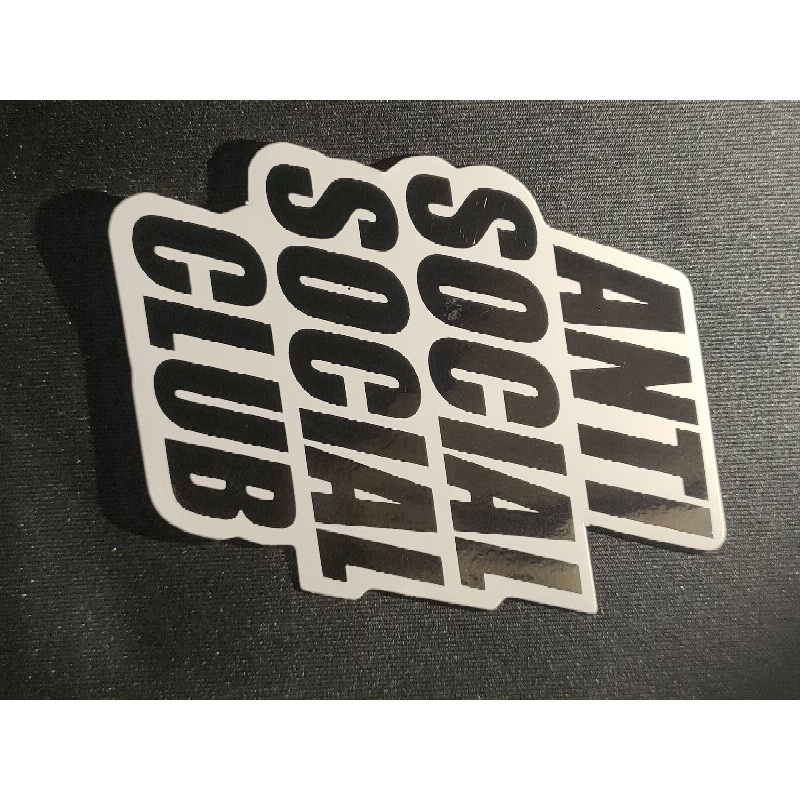 

Sticker Pack Distro ANTI SOCILA SOCIAL CLUB Hypebeast Sticker Aesthetic Tumblr