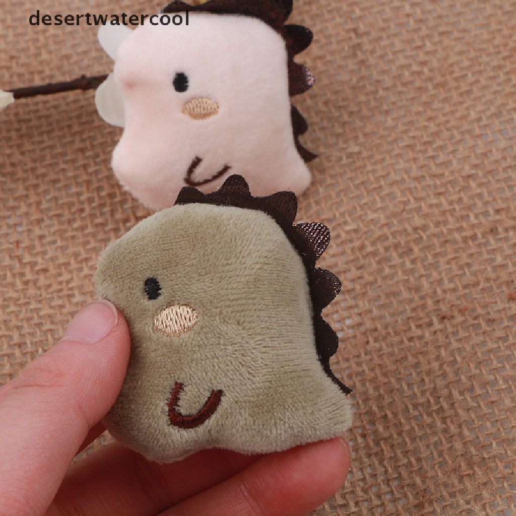 Deid Bros / Pin Bahan Plush Desain Dinosaurus Kartun Untuk Aksesoris Boneka DIY