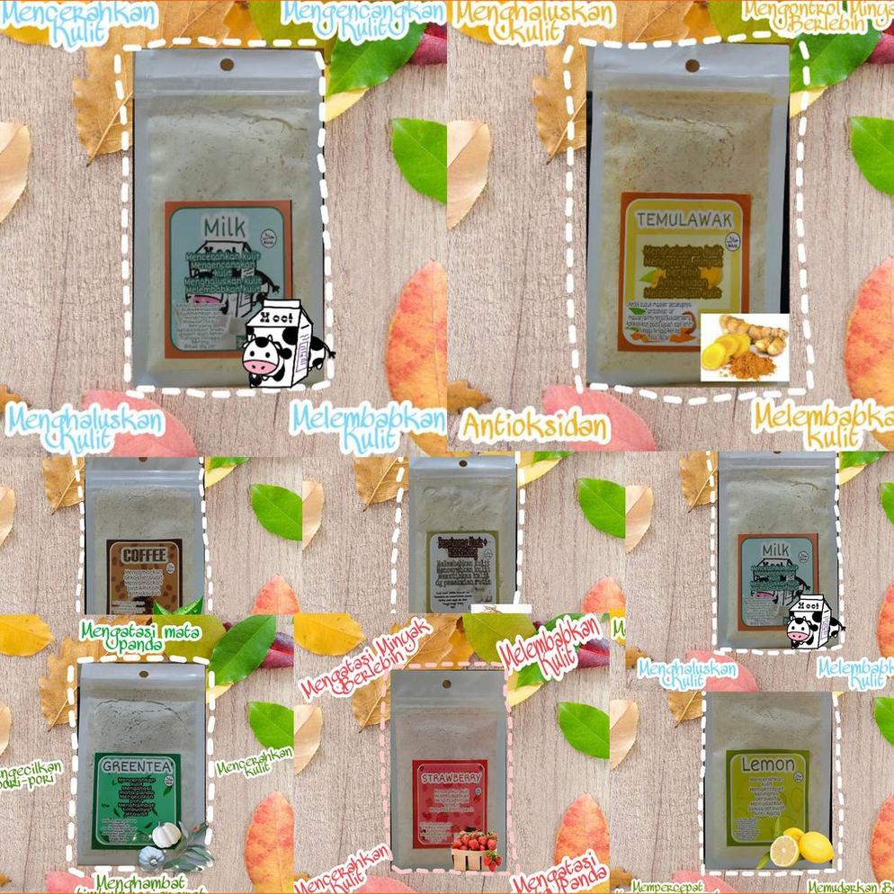 Masker Organik Masker Wajah BPOM Murah FACE MASK 15 GRAM