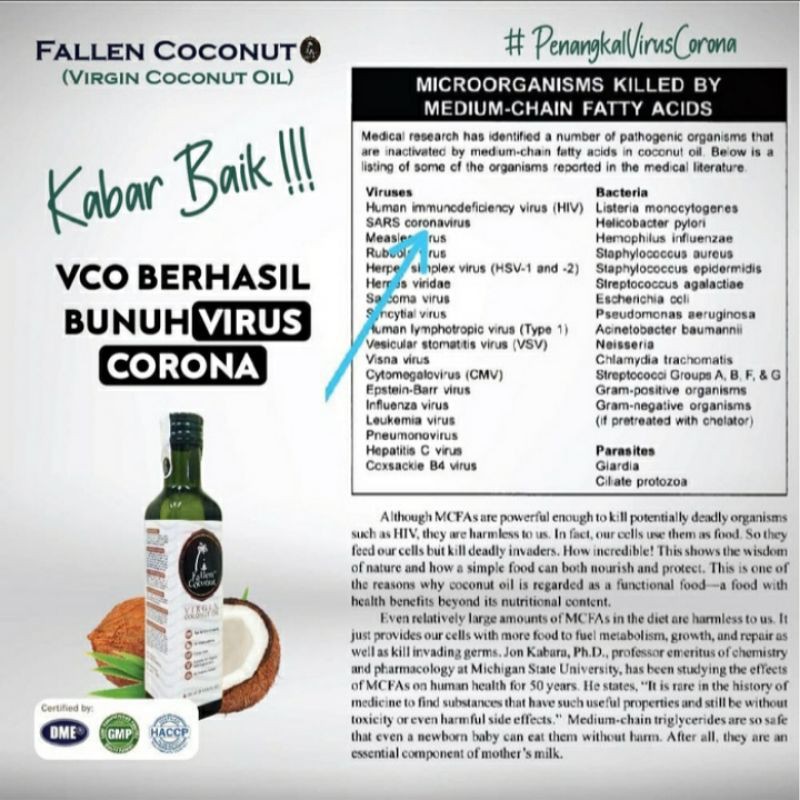 

VCO Fallen Coconut