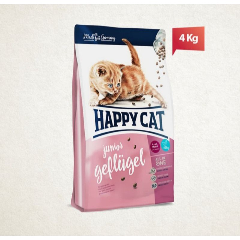 happy cat junior poultry 4 kg freshpack