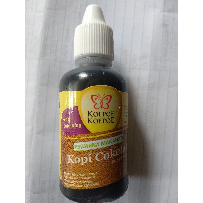 

Pewarna Kopi Coklat 30 ml Koepoe
